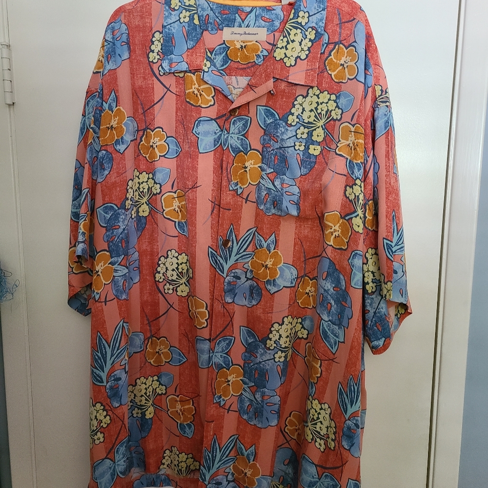 Tommy Bahama Men's Button-Up Shirt - Floral 3XB